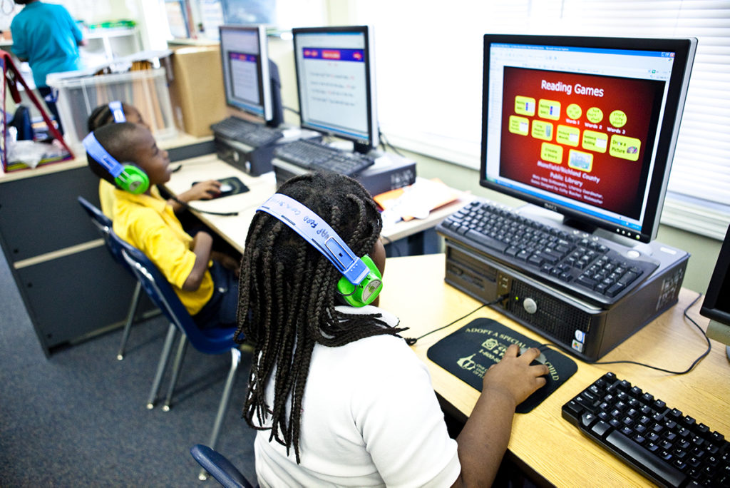 K-12 Kids on Computers